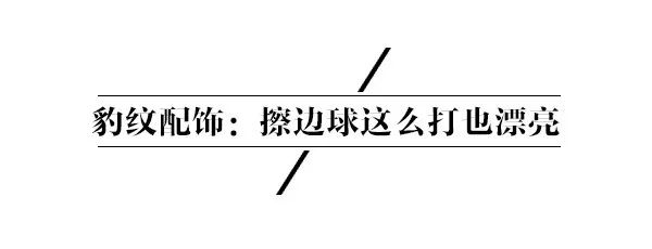 豹纹怎么穿不俗气,豹纹怎么穿出高级感