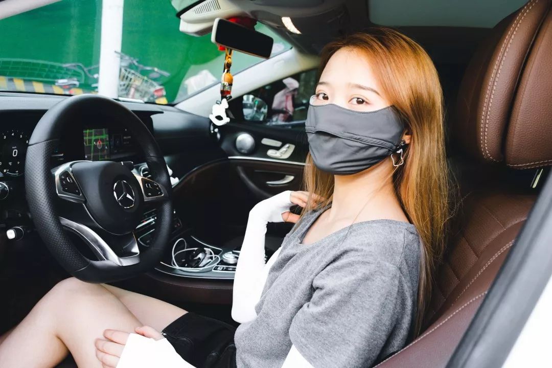 连脖子防晒口罩夏天透气,连着护耳朵的口罩