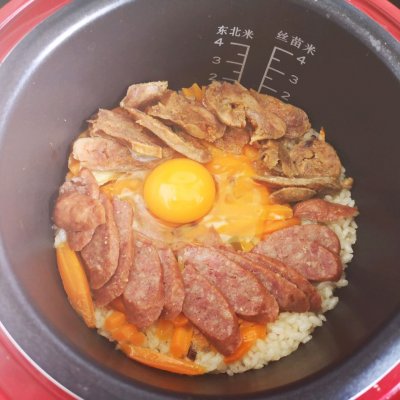 电饭煲0基础做米饭,懒人版煲仔饭电饭煲做法
