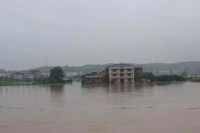 西渡镇3个村庄被淹900余名群众被困衡阳县公安闻“汛”而动紧急救援！