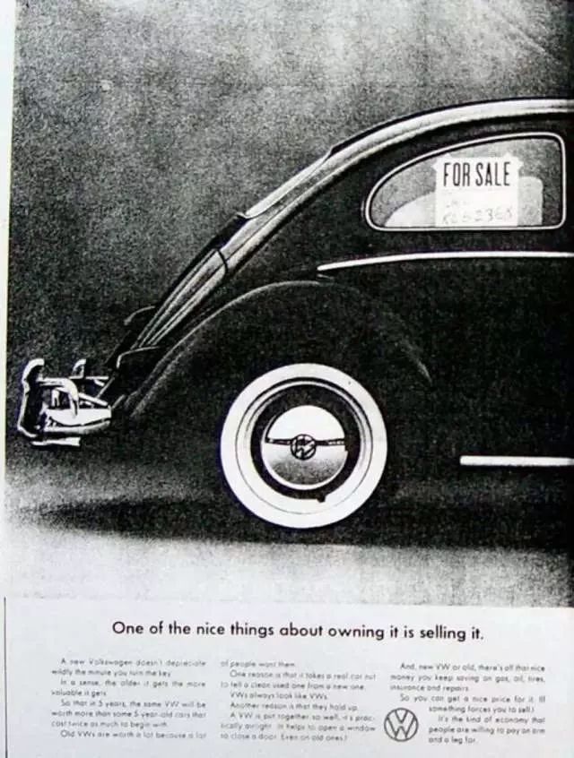 甲壳虫停产广告,甲壳虫经典广告语