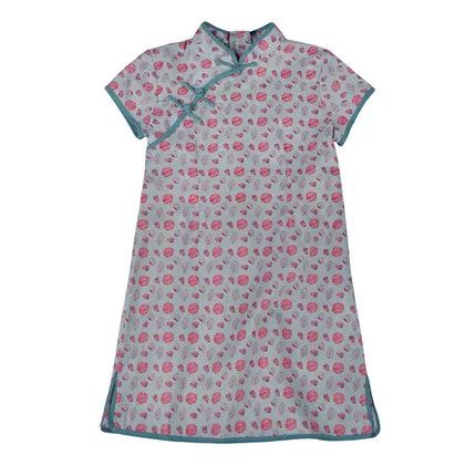 夏季改良中国风童装,改良版中式童装