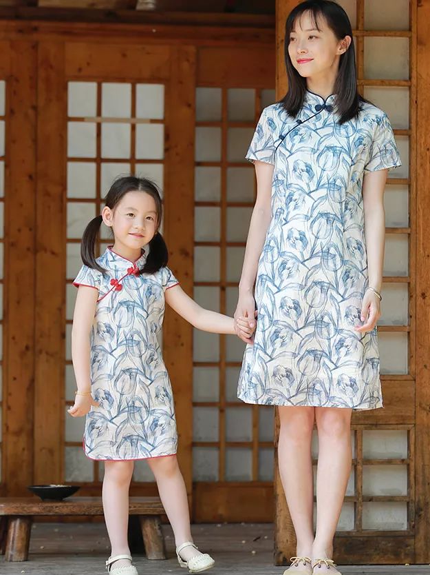 夏季改良中国风童装,改良版中式童装