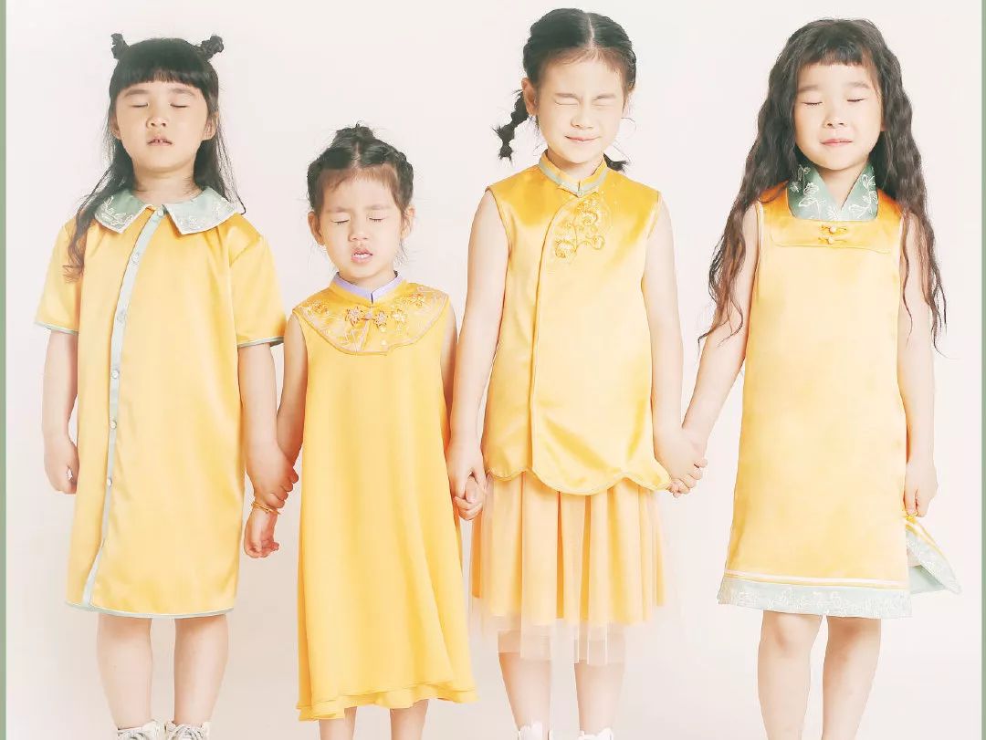 夏季改良中国风童装,改良版中式童装