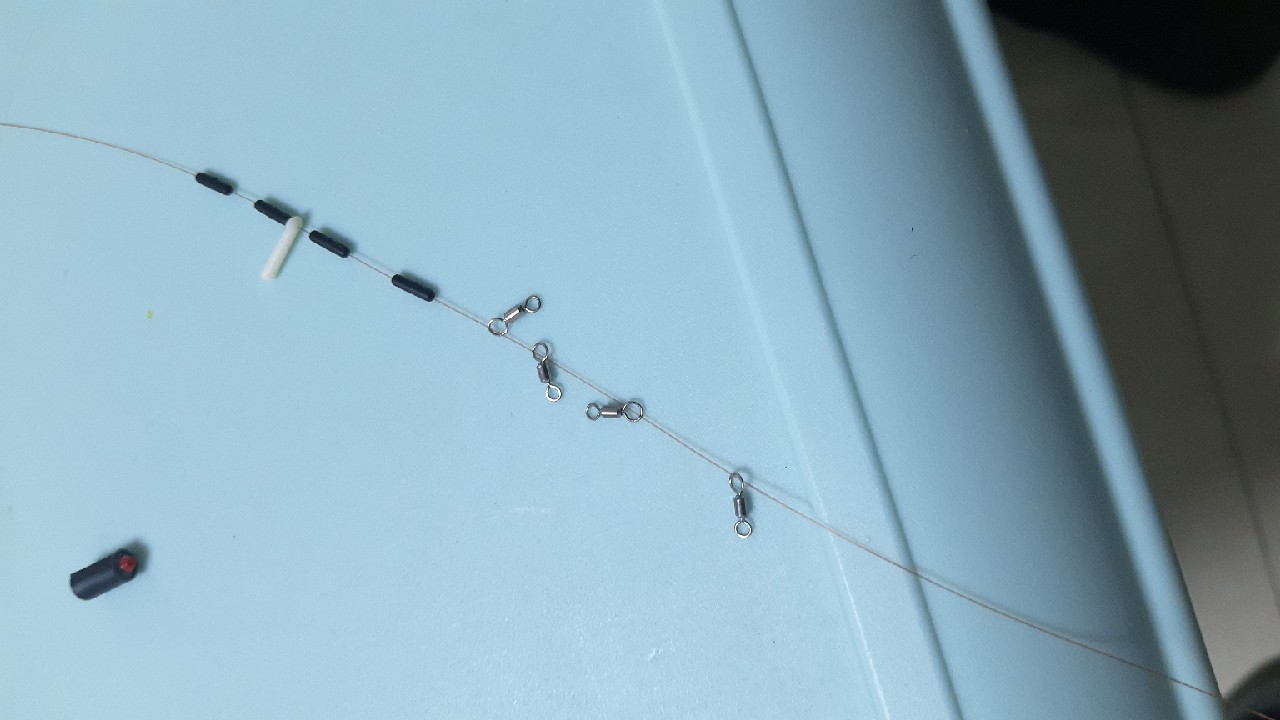 串钩钓餐条的方法与技巧,自制串钩线组教程