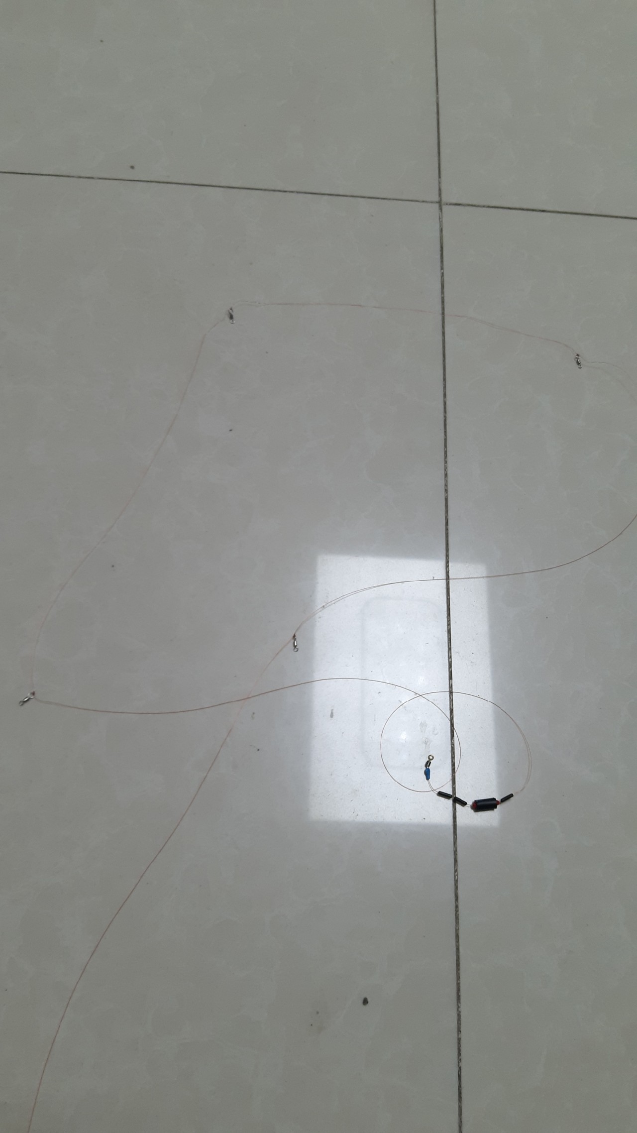 串钩钓餐条的方法与技巧,自制串钩线组教程