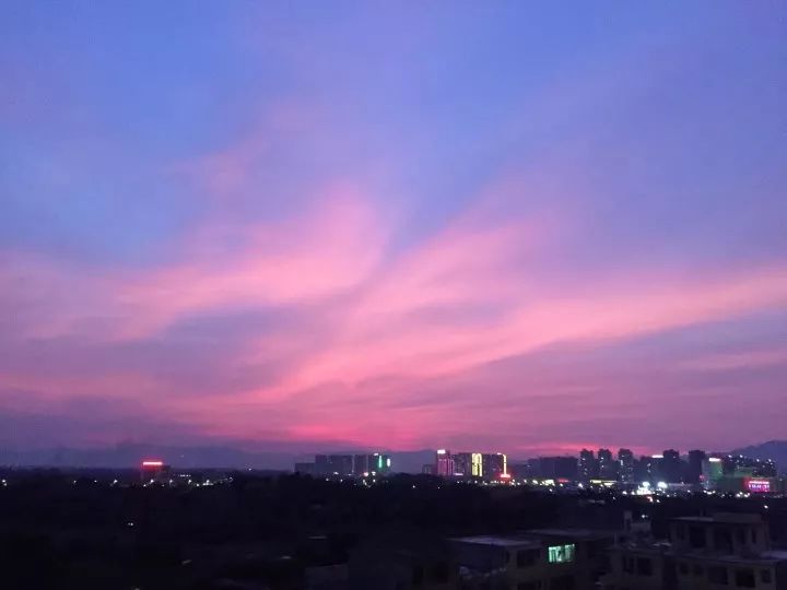 清远的晚霞,清远晚霞美图