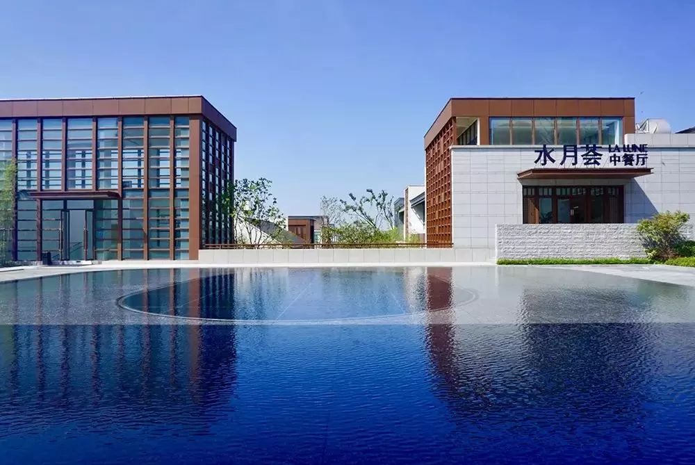 水月周庄铂尔曼酒店夜景,周庄水月铂尔曼酒店