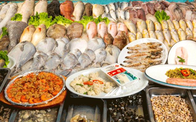 搬来个舟山「海鲜市场」！佛手、胭脂、大米鱼…你爱吃的海鲜从挑到做全get