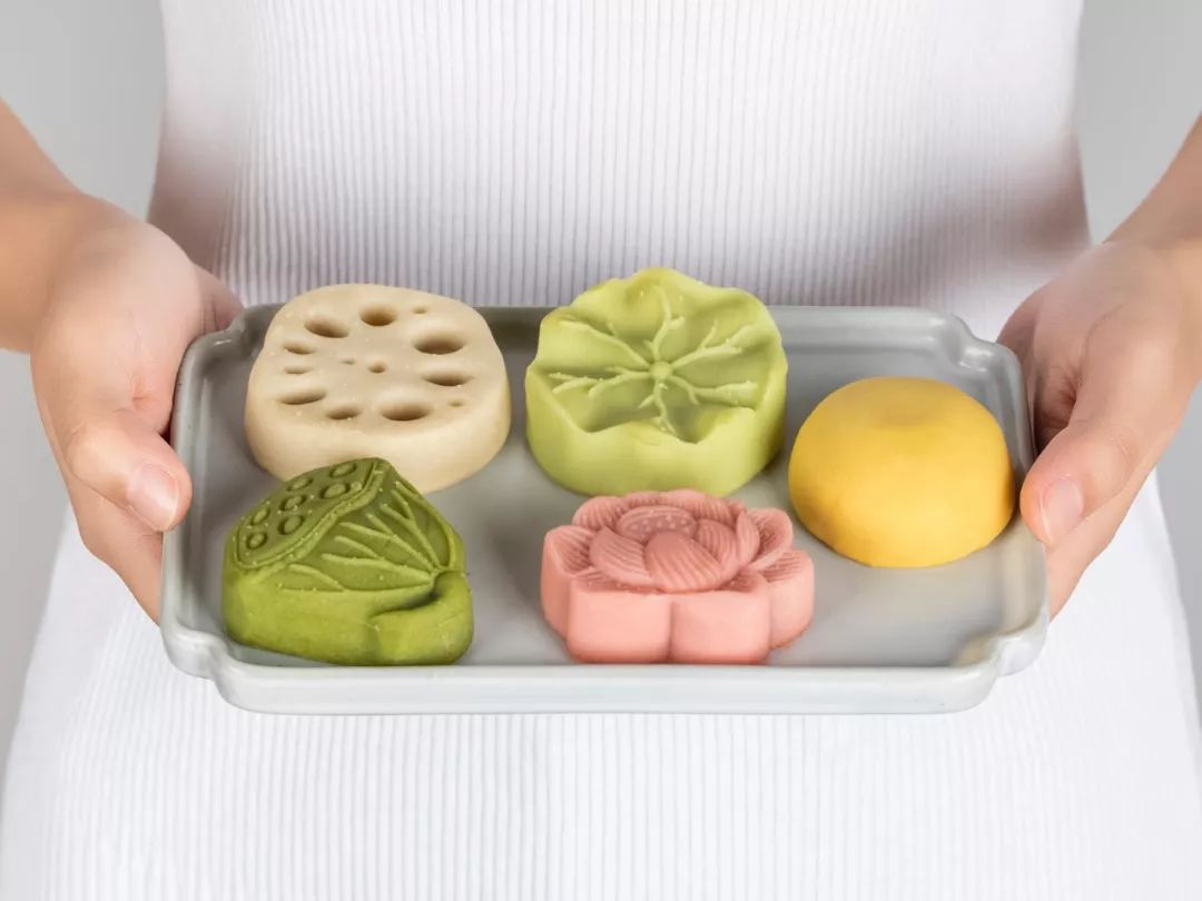 宫廷荷塘月色月饼,荷塘月色做成月饼