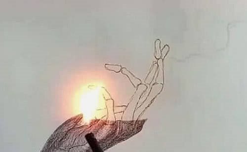 美术生画天画地，看到最后一张，网友：终究还是下手了