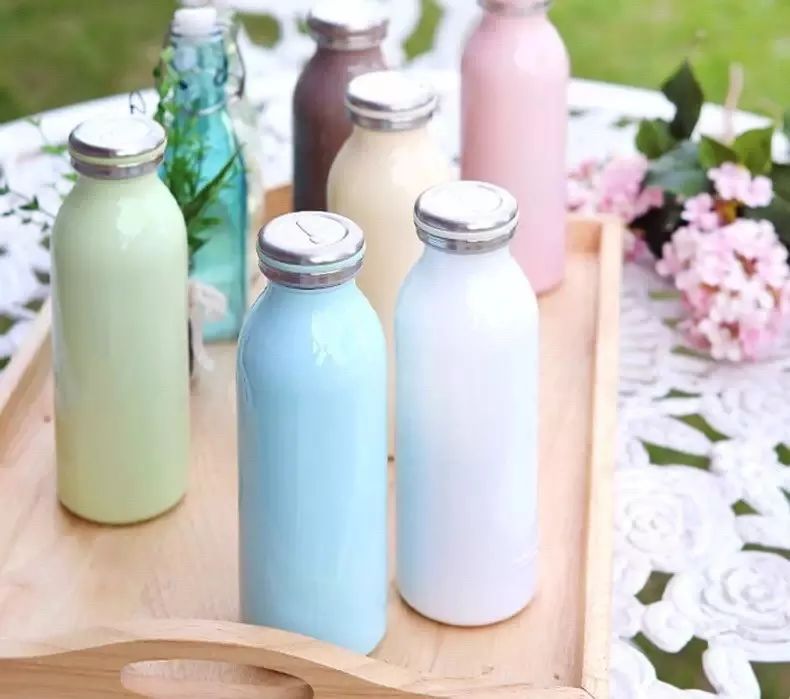 清新可爱的保温杯,超萌大号保暖杯