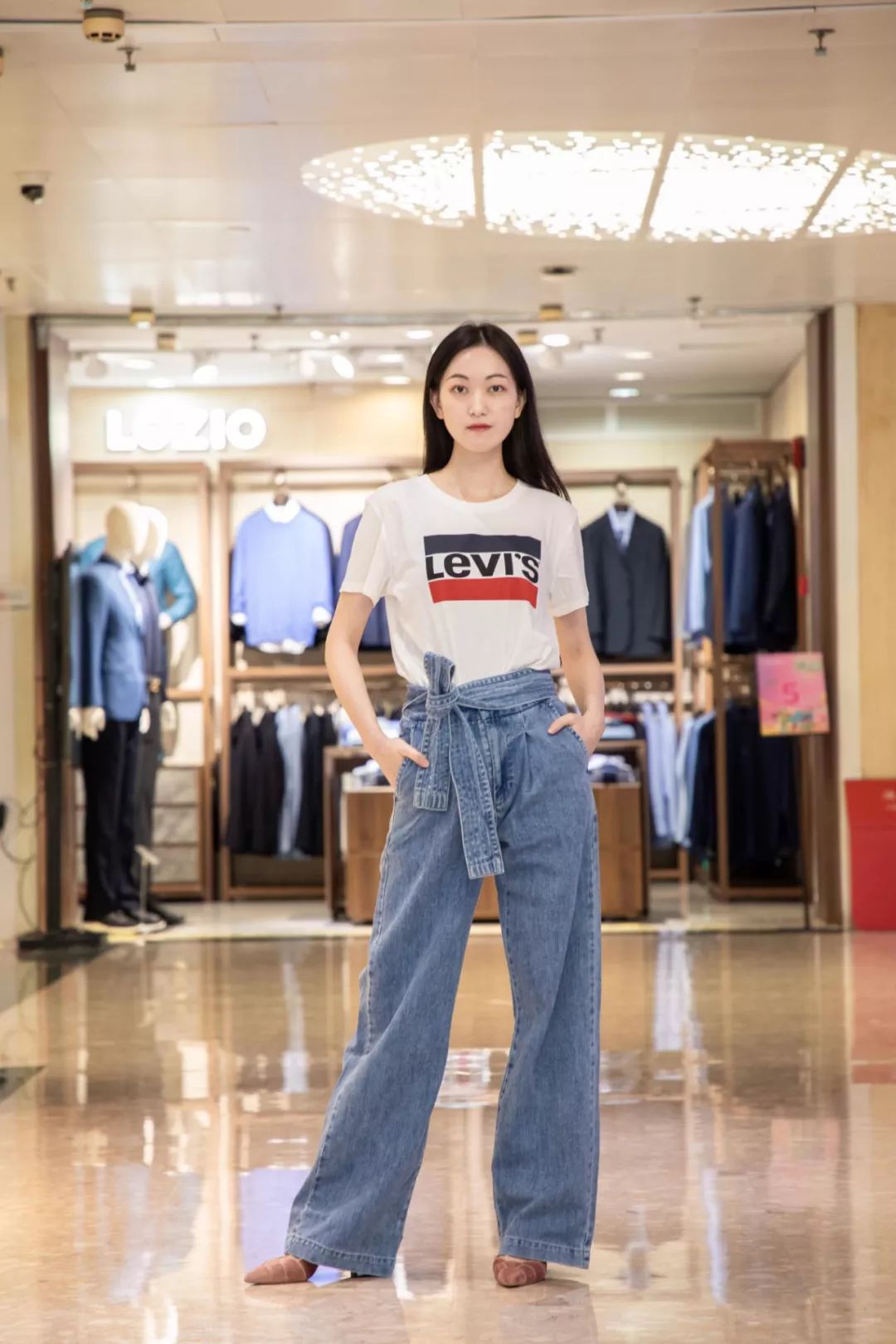 男显瘦显高修身弹力牛仔裤,加绒牛仔裤女款高腰显高显瘦直筒