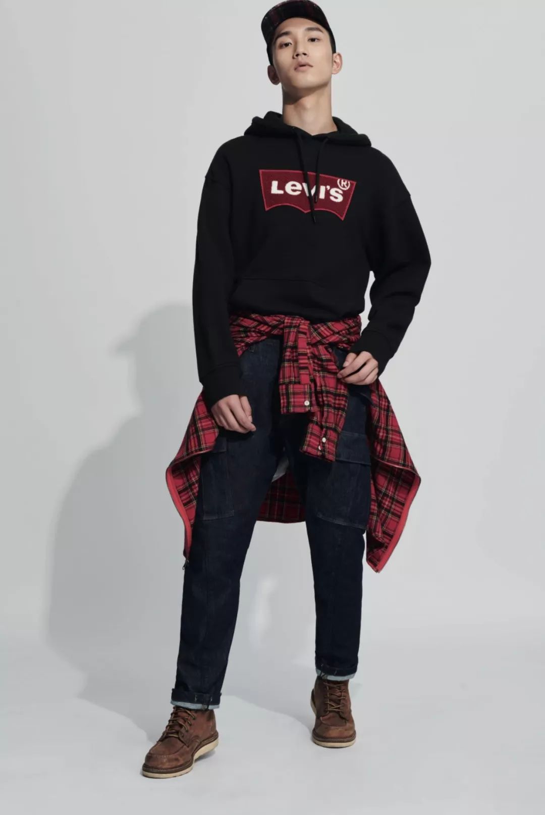 男显瘦显高修身弹力牛仔裤,加绒牛仔裤女款高腰显高显瘦直筒