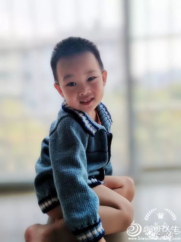 儿童棒针粗线开衫毛衣全集,獭兔珊瑚绒儿童开衫毛衣编织