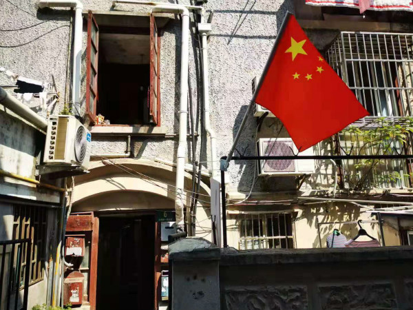 五星红旗迎风飘扬图片,万面国旗飘扬视频素材