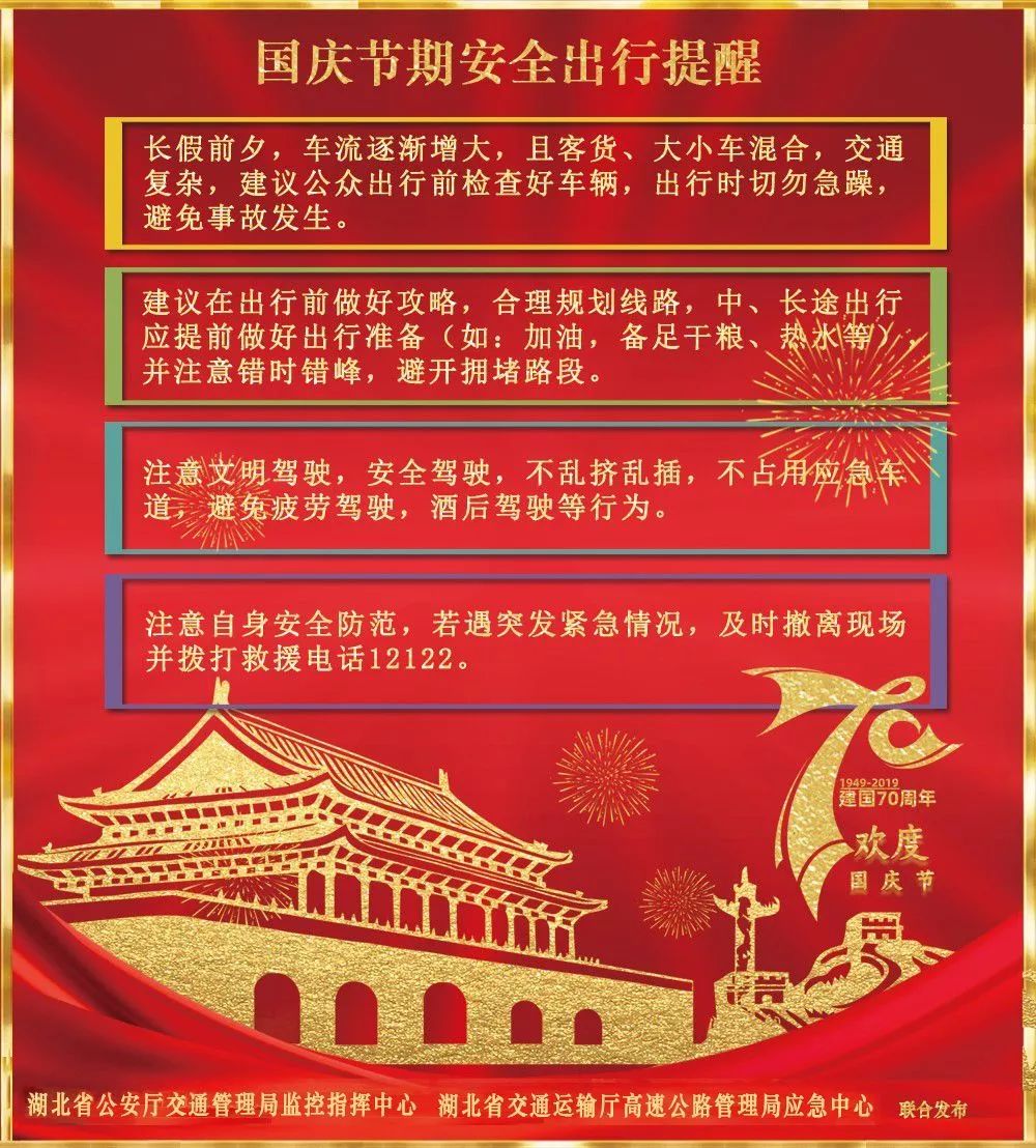十一期间湖北高速堵吗,来湖北需要注意什么