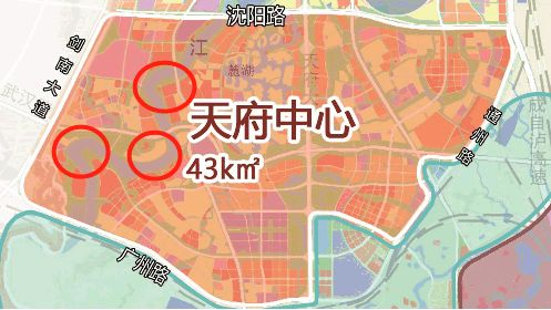 天府中央商务区楼盘,成都天府新区河畔新世界一期实景