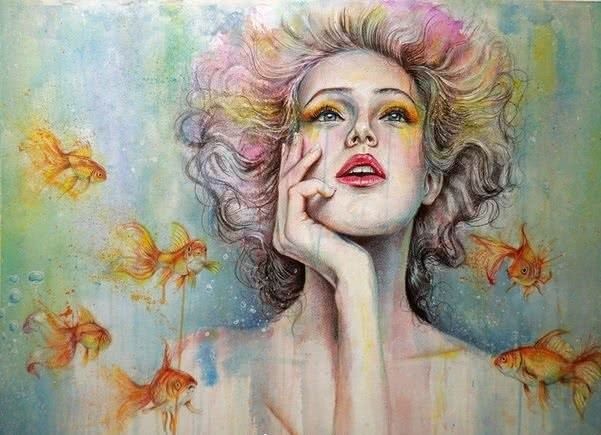 怎样用水彩画出手绘的色彩,水彩画特殊技法朦胧感