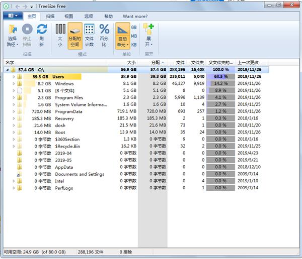 C盘又双叒叕满了？这款2M不到的小软件一眼帮你揪出“钉子户”