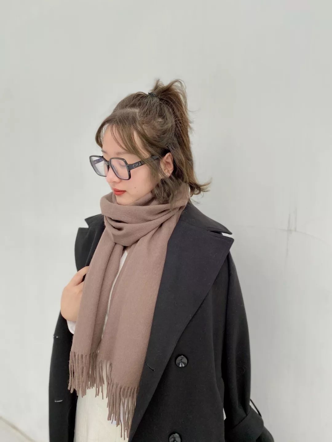 慵懒风韩系保暖围巾,日本纯羊毛围巾