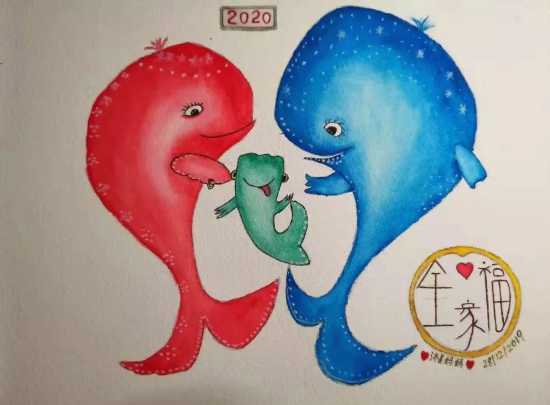 BlingBLling....抹香鲸全家福跨年画展闪亮登场，走过路过不要错过