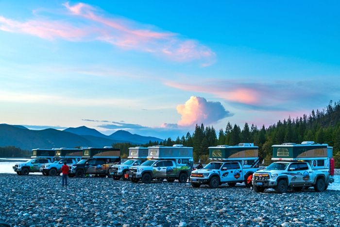 旅美速腾d-max豪情者四驱越野房车,旅美速腾房车俱乐部穿越无人区