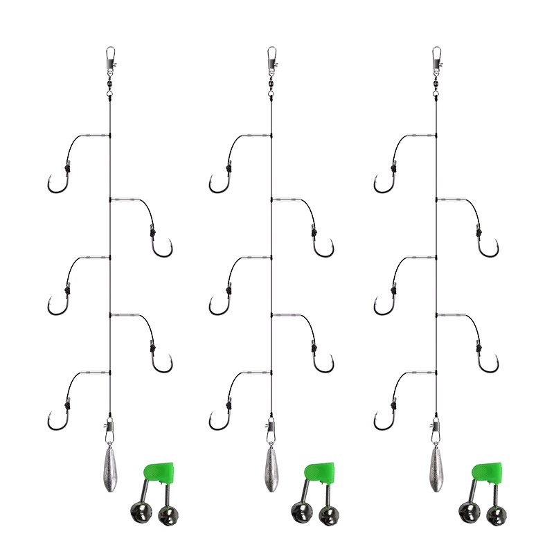 鱼钩串钩绑法为什么串钩钓不到鱼,串钩的钓法和技巧