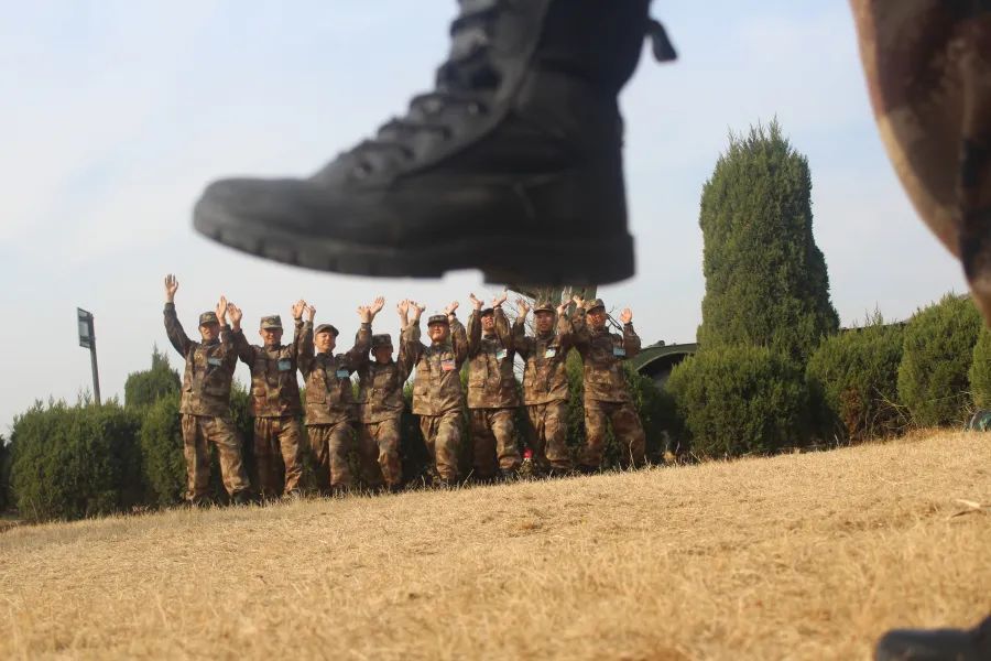 新兵战斗迷彩,新兵连的迷彩记