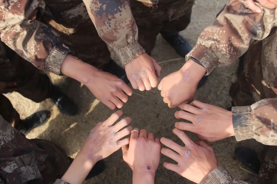 新兵战斗迷彩,新兵连的迷彩记