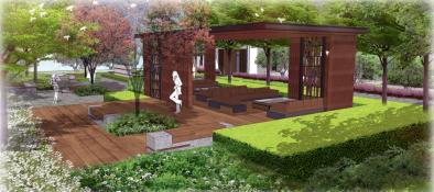 城市景观片区设计案例图,如何做出优秀的居住区景观设计