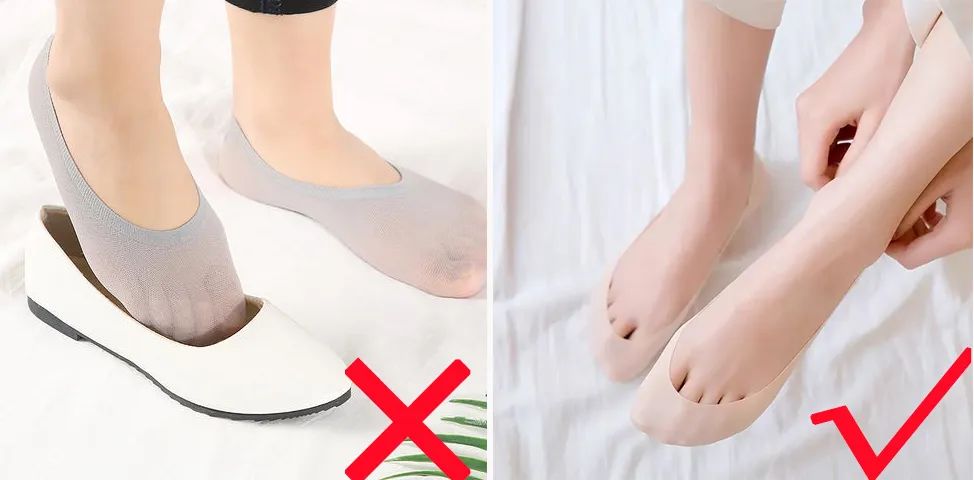 隐形船袜防滑防掉超浅口全棉,适合脚小穿的隐形船袜