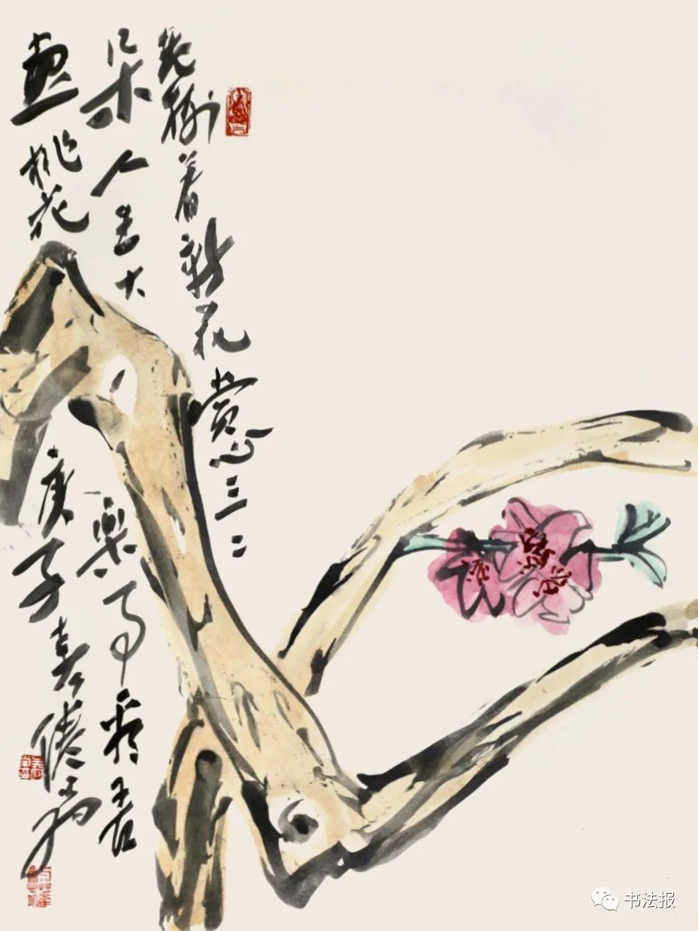 笔墨迎春花，57位画者为桃花“造像”