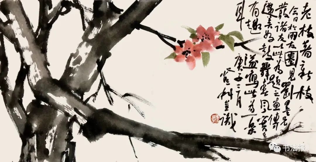 笔墨迎春花，57位画者为桃花“造像”