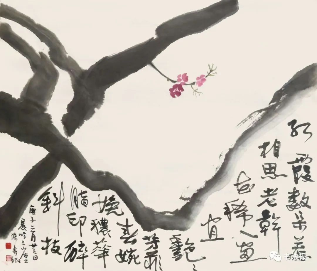 笔墨迎春花，57位画者为桃花“造像”