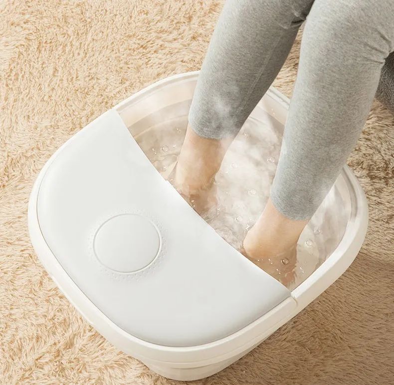 可以加热带按摩的洗脚盆,全自动折叠按摩洗脚盆