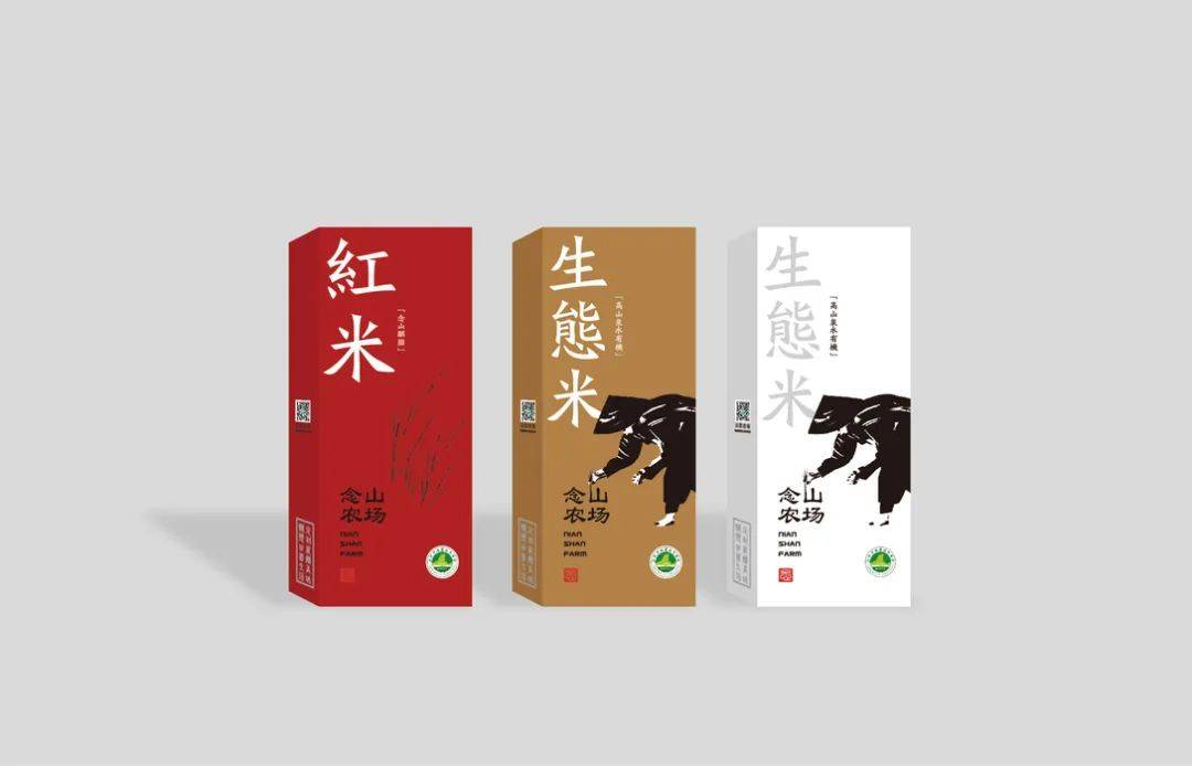 漂亮的大米系列包装设计,日式大米包装设计