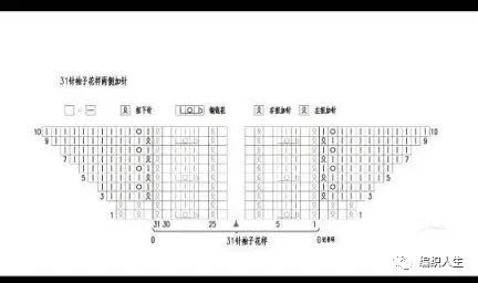 女士棒针斑马图案长袖套头毛衣,棒针套头毛衣从下往上织款式图解