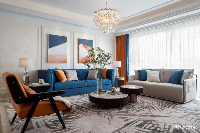 现代简约风客厅搭配效果图,简约现代风格客厅设计搭配