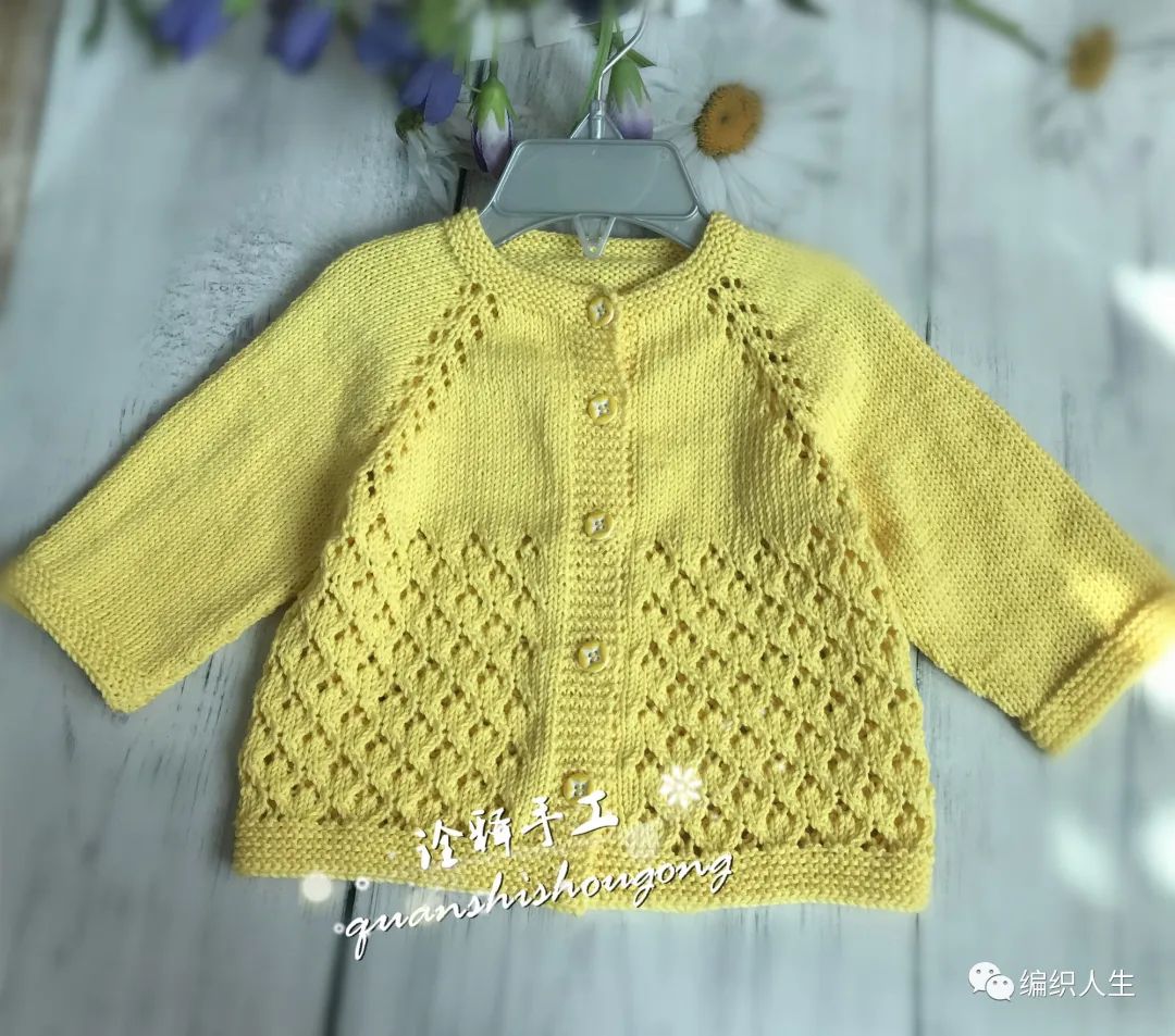 娥眉月儿童提花编织教程,婴儿帽子木耳边棒针编织教程视频