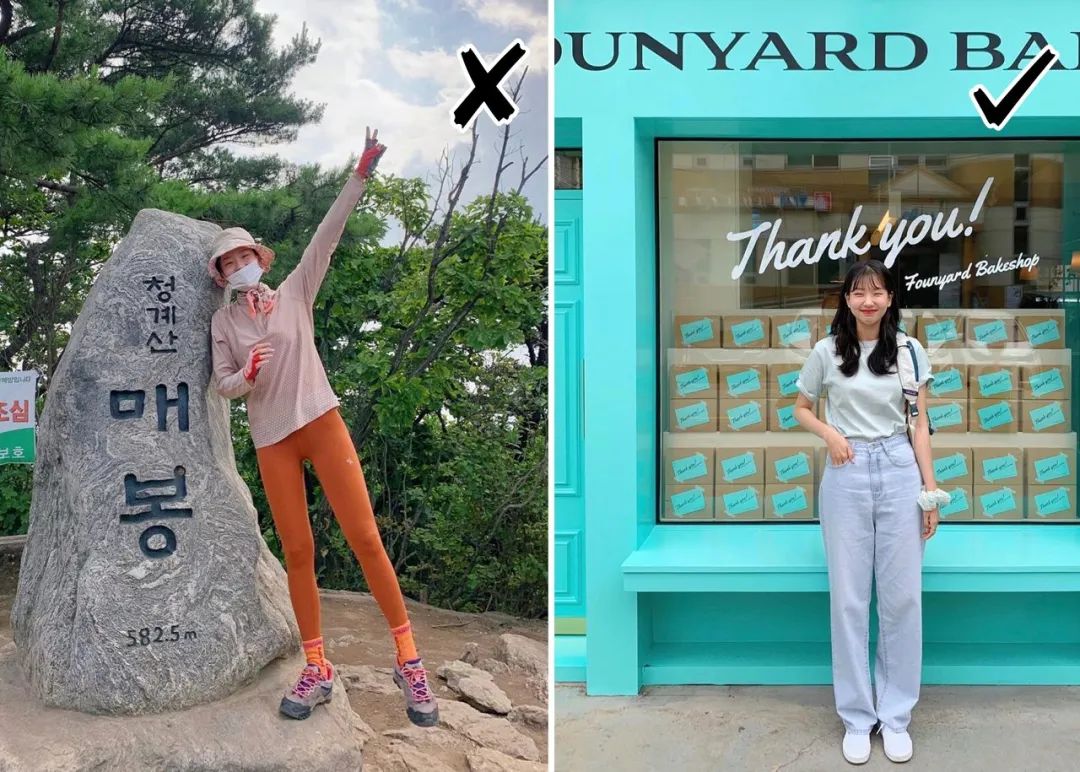 小个子胯宽腿粗牛仔裤,适合假胯宽的牛仔裤