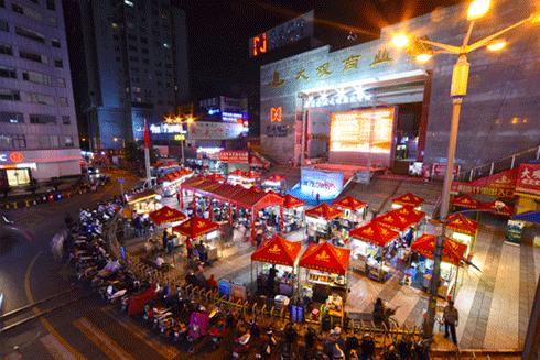 昆明好玩的夜市街推荐,昆明市中心有什么景点吗