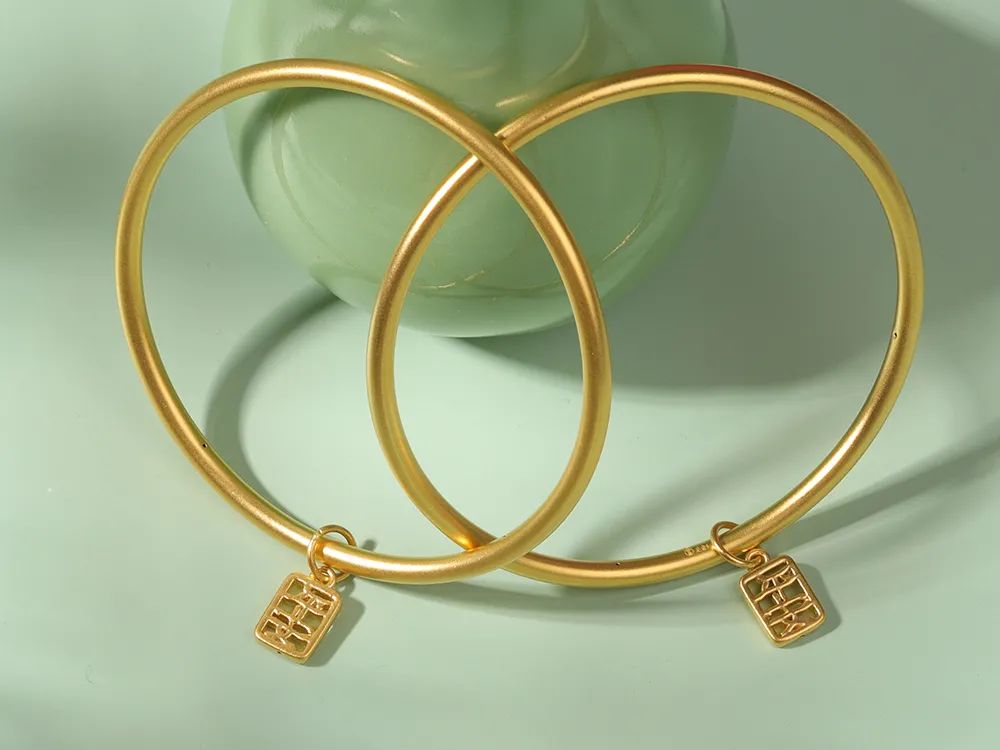 古法黄金手链珐琅彩,乾隆黄金手链