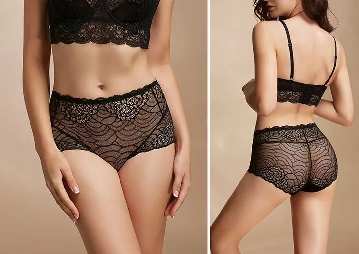 这条优雅精致、凉爽如风的蕾丝*裤内**，是你藏不住的女人味