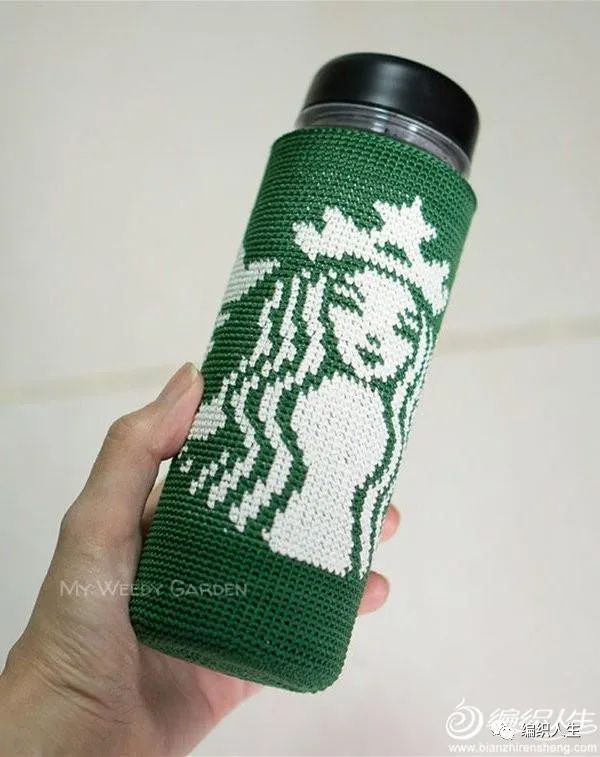 卡通毛线杯套教程,手工编织毛线杯套漂亮简单又实用