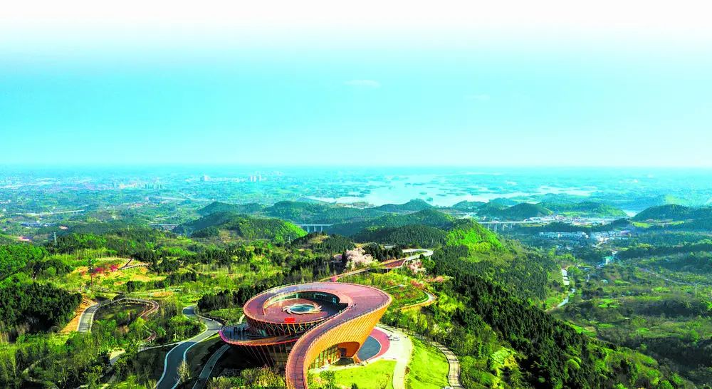 成都100种美景图片,航拍中国成都十大风景区