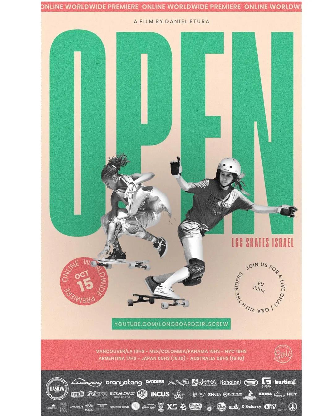 长板女孩·第二季！迟到七年的长板公路大片《OPEN》