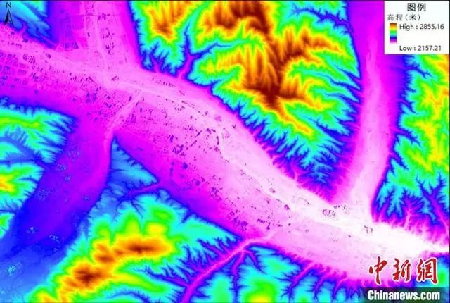 西宁全貌,西宁市实景地图