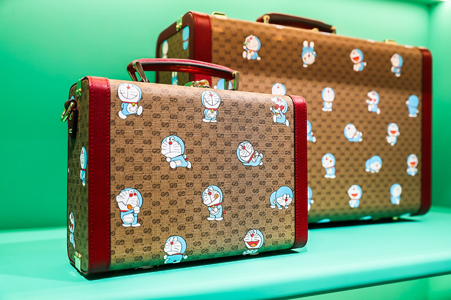gucci哆啦a梦联名款套装多少钱,gucci2018早春中国