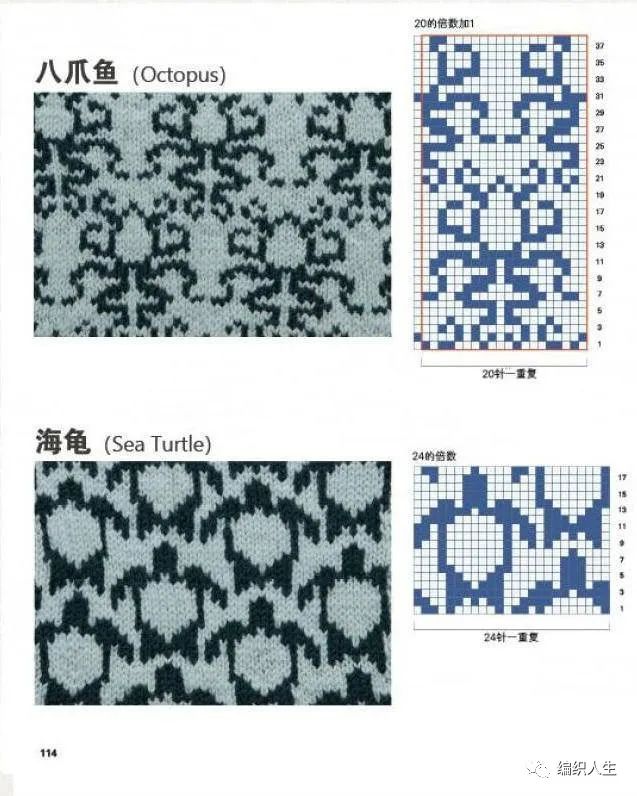 儿童毛衣图案配色和图解,从上往下织的配色毛衣图解